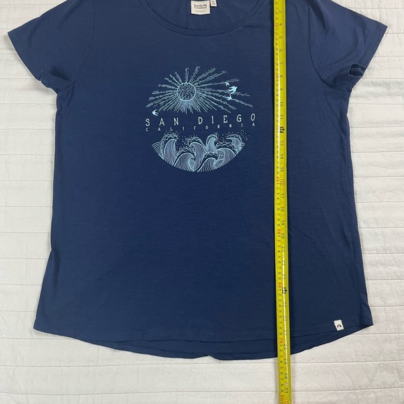 San Diego California Navy Blue Women's Short Sleeve Tee XL - Picture 6 of 7